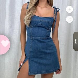 Denim Dress Romper